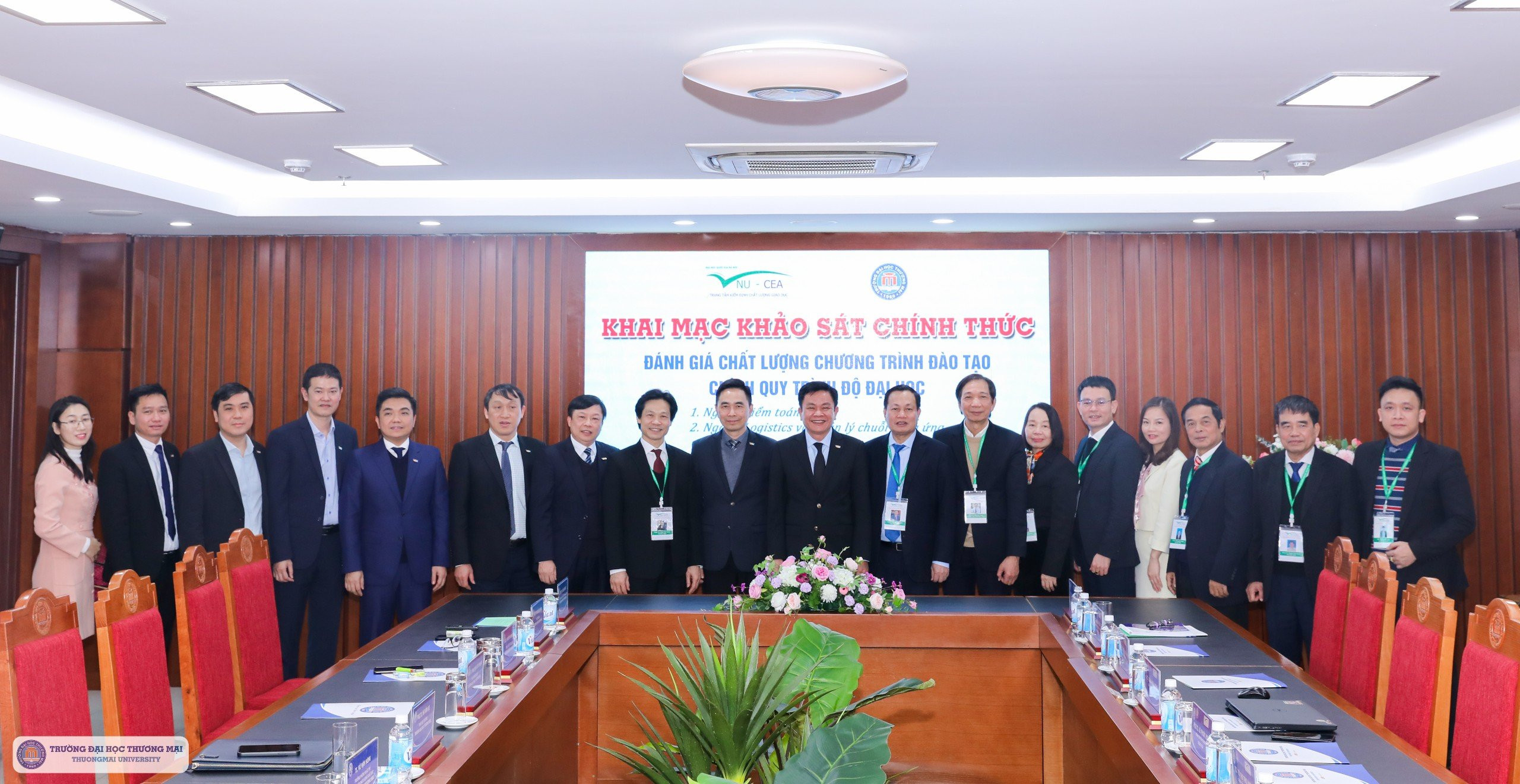 Khai mạc đợt khảo sát chính thức đánh giá chất lượng giáo dục 02 chương trình đào tạo của Trường