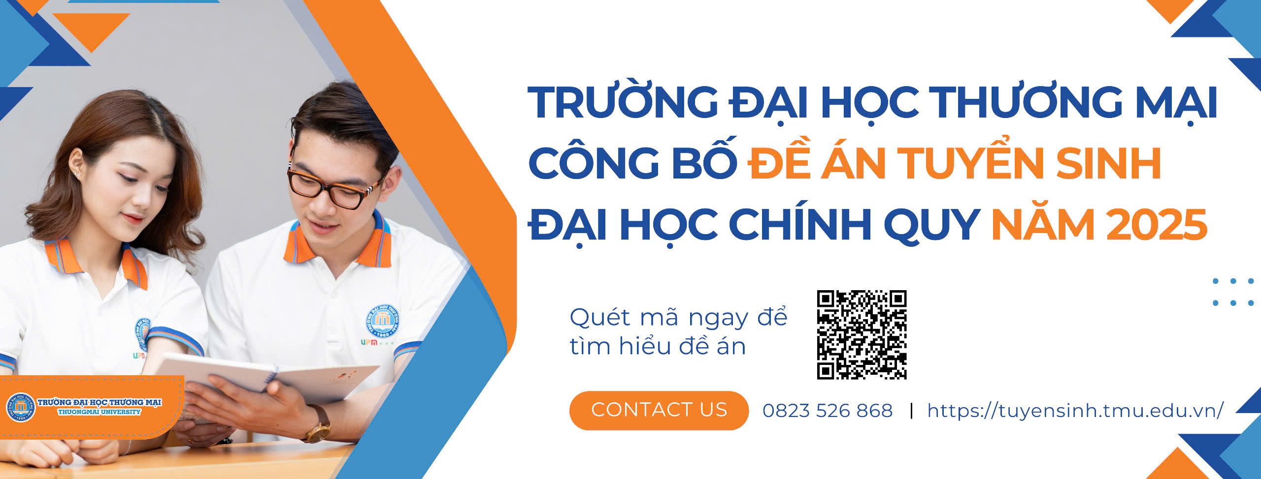 LỘ DIỆN ĐỀ ÁN TUYỂN SINH ĐẠI HỌC CHÍNH QUY - TRƯỜNG ĐẠI HỌC THƯƠNG MẠI NĂM 2025