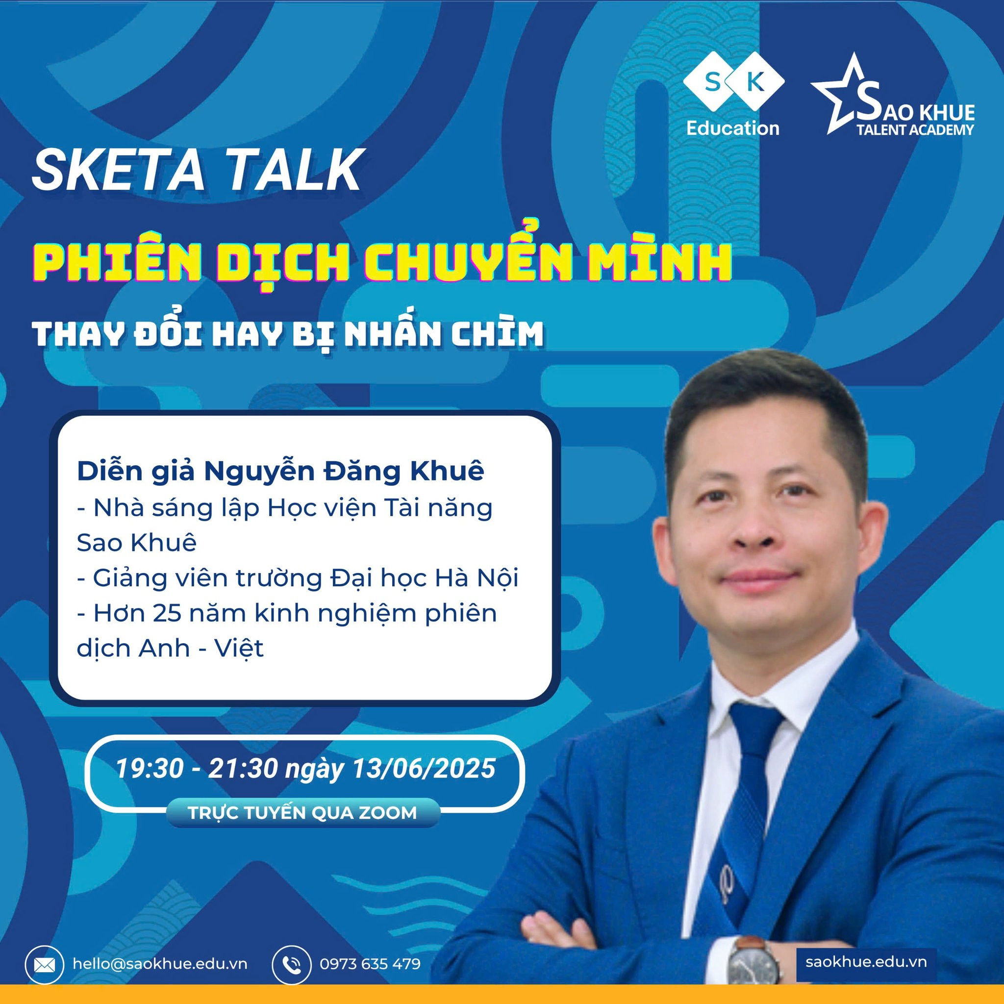HỘI THẢO "PHIÊN DỊCH CHUYỂN MÌNH - THAY ĐỔI HAY BỊ NHẤN CHÌM"