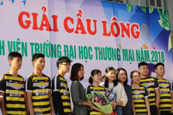 Giải cầu lông sinh viên năm 2018