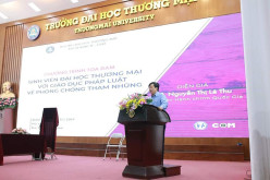 TỌA ĐÀM “ SINH VIÊN ĐẠI HỌC THƯƠNG MẠI VỚI GIÁO DỤC PHÁP LUẬT VỀ PHÒNG CHỐNG THAM NHŨNG”