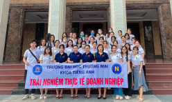 TRẢI NGHIỆM THỰC TẾ CHO SINH VIÊN KHOA TIẾNG ANH TẠI DOANH NGHIỆP NĂM 2022