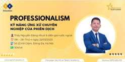 THƯ MỜI SINH VIÊN THAM DỰ WORKSHOP - KỸ NĂNG ỨNG XỬ CHUYÊN NGHIỆP CỦA PHIÊN DỊCH