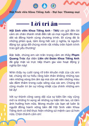 | LỜI TRI ÂN |