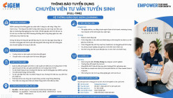 THÔNG TIN TUYỂN DỤNG iGEM LEARNING