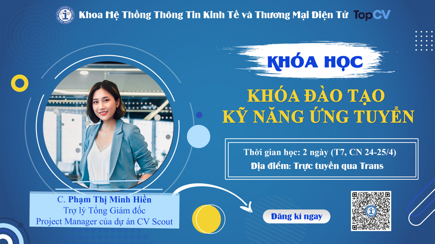 Khóa đào tạo Kỹ năng ứng tuyển