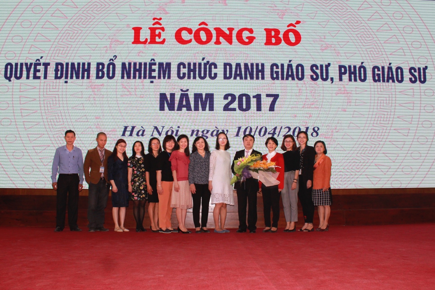 Lễ trao quyết định bổ nhiệm chức danh Giáo sư, Phó Giáo sư năm 2017