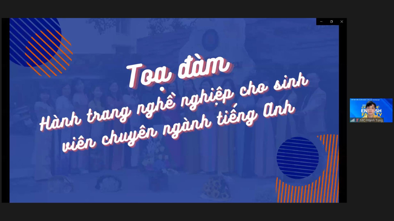 TOẠ ĐÀM HÀNH TRANG NGHỀ NGHIỆP CHO SINH VIÊN CHUYÊN NGÀNH TIẾNG ANH THƯƠNG MẠI